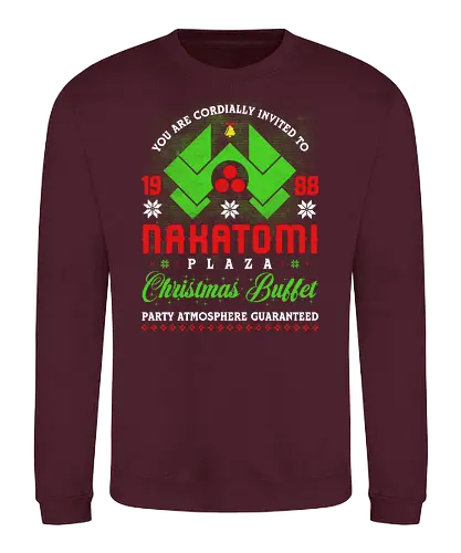 Plaza Invite - nakatomi plaza, christmas, weihnachten, die hard - Sweatshirt