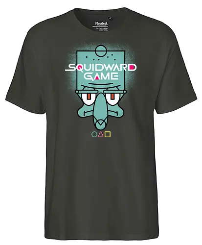 Squidward Game - squid, Sponge, schwamm, mashup, game - Fairtrade T-Shirt