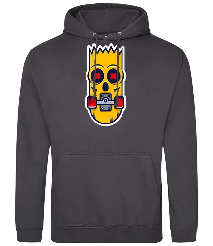 Aw Man - bart, skateboard, ay karamba, skull, skate, dth - Standard Hoodie