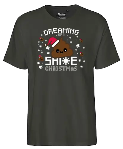Christmas Dreaming - shit, emoji, christmas, Ugly sweater - Fairtrade T-Shirt