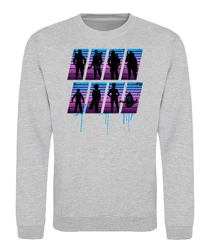Retro Busters - ghost, buster, retro, neon - Sweatshirt