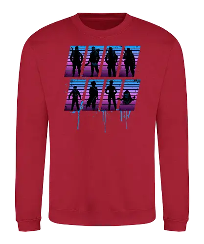 Retro Busters - ghost, buster, retro, neon - Sweatshirt