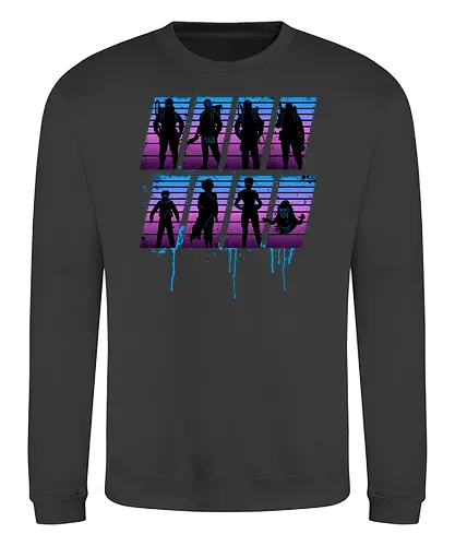 Retro Busters - ghost, buster, retro, neon - Sweatshirt