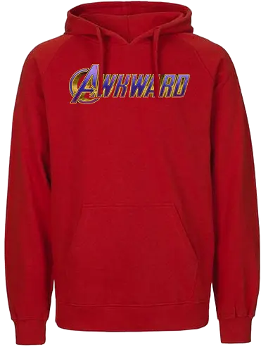 Awkward - awkward, comic, superhero - Fairtrade Hoodie