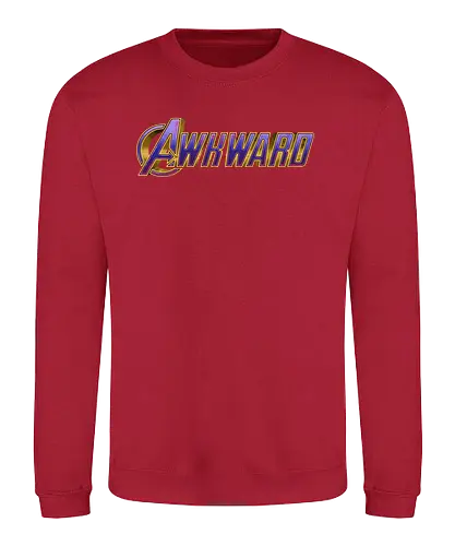 Awkward - awkward, comic, superhero - Sweatshirt
