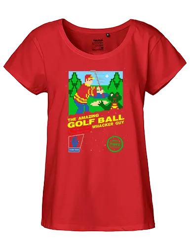 Happy Golf - adam sandler, happy gilmore, video game, classic game, golf, mashup, 90s - Fairtrade Girl Shirt