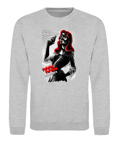 A Dame to Frame for - roger rabbit, toon, 90s, mashup, sin, fim noir, noir, redhd - Sweatshirt