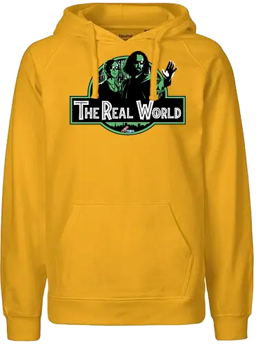The Real World - matrix, neo, mashup, jurassic, Real World - Fairtrade Hoodie