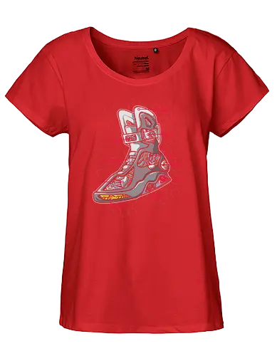 Snker Anatomy - pump, future, timetravel, marty, macfly, science fiction, sci fi, 80s, snker - Fairtrade Girl Shirt