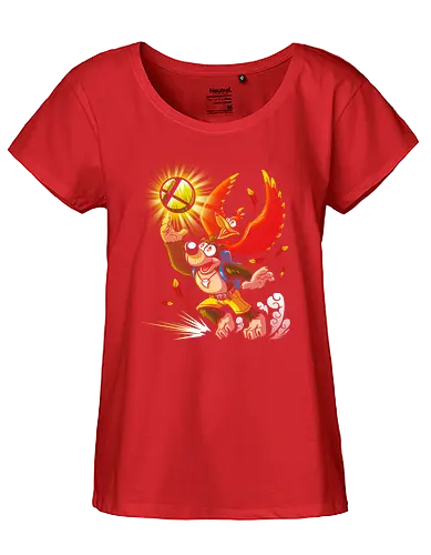 Banjo in Smash - gaming, banjo, kazooie, game, console, classic gaming - Fairtrade Girl Shirt