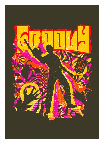 Stay Groovy - Groovy, horror, slasher - Artprint