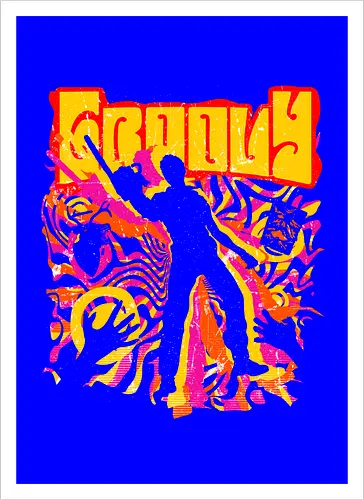 Stay Groovy - Groovy, horror, slasher - Artprint