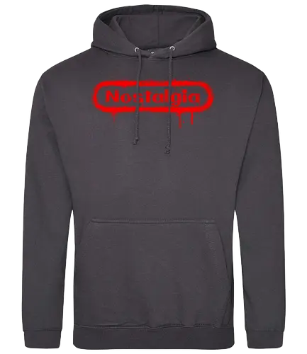 Nostalgia - logo, nostalgia, retro, gaming - Standard Hoodie