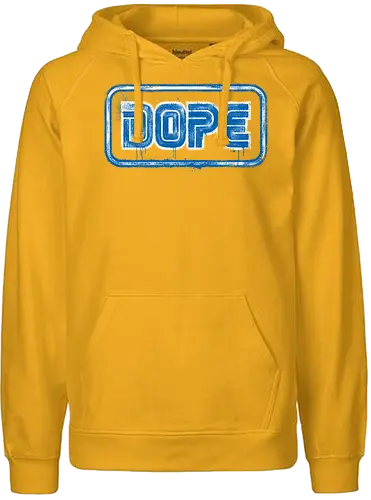 Dope - logo, nostalgia, dope, 80s - Fairtrade Hoodie