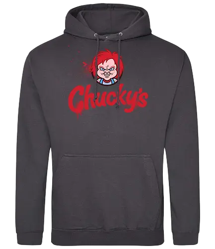Chucky's - film, movie, horror, 80s, chucky, Murder Doll - Standard Hoodie