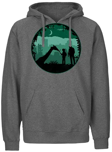 Wild Journey - Last of us, ellie, Joel, giraffe - Fairtrade Hoodie