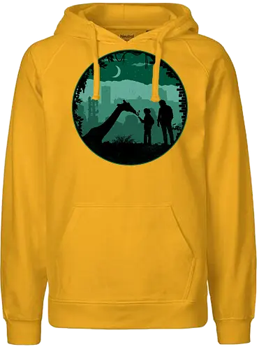 Wild Journey - Last of us, ellie, Joel, giraffe - Fairtrade Hoodie