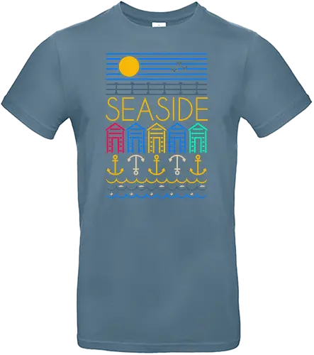Seaside - strand, meer, urlaub, seaside - Standard T-Shirt