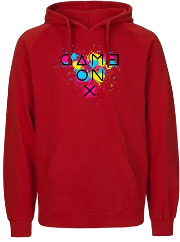Game On - squid, game, tv, k-drama - Fairtrade Hoodie