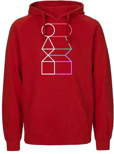 Home is where the games are - gaming, console, controller, symbols - Fairtrade Hoodie