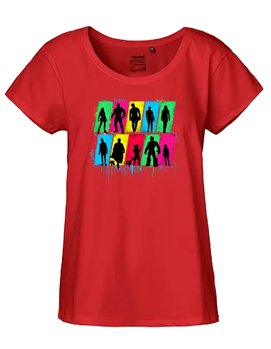 One Last Time - star, lord, superhero, space - Fairtrade Girl Shirt