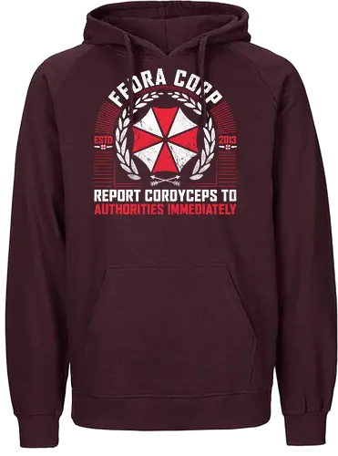 Fedra Corp - umbrella, last, cordyceps, mashup, evil - Fairtrade Hoodie