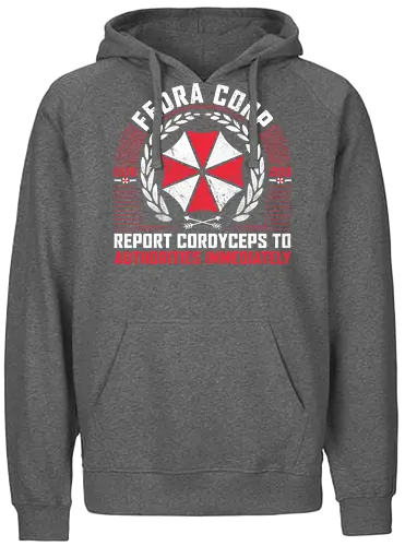 Fedra Corp - umbrella, last, cordyceps, mashup, evil - Fairtrade Hoodie