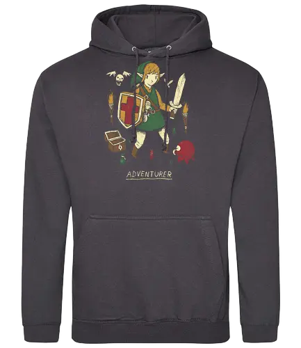 Adventurer - Hero of Time, adventure, wild, gaming, game, art, Princess, Breath - Standard Hoodie