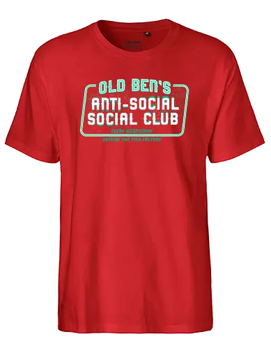 Old Ben's Anti-Social Club - ben, anti social, space opera, space - Fairtrade T-Shirt
