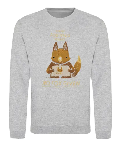 Foxnews - fox, fuchs, fucks, no fucks, no fox, cute, politics, news - Sweatshirt