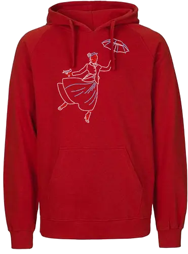 Popping Off - neon, Nanny, retro - Fairtrade Hoodie