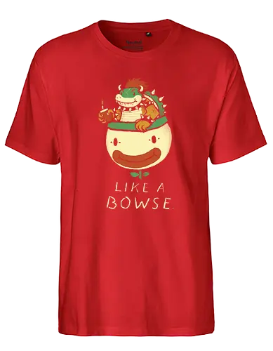 Like a bowse - gaming, classic gaming, princess, mario, console - Fairtrade T-Shirt