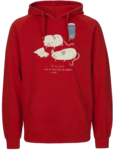 Mice To-Do List - brain, pinky, mice, world domination, weltherrschaft, fun, serie - Fairtrade Hoodie