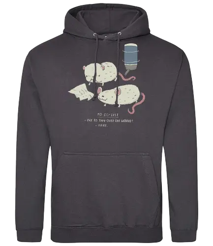 Mice To-Do List - brain, pinky, mice, world domination, weltherrschaft, fun, serie - Standard Hoodie