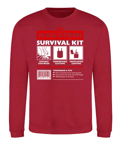 Nakatomi Survival Kit - die hard, stirb langsam, christmas, nakatomi plaza - Sweatshirt
