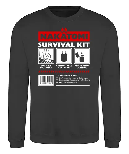 Nakatomi Survival Kit - die hard, stirb langsam, christmas, nakatomi plaza - Sweatshirt