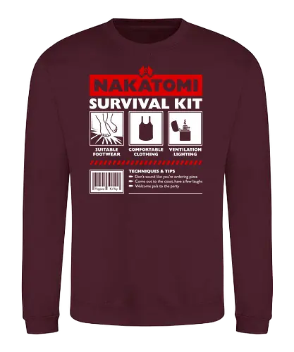 Nakatomi Survival Kit - die hard, stirb langsam, christmas, nakatomi plaza - Sweatshirt