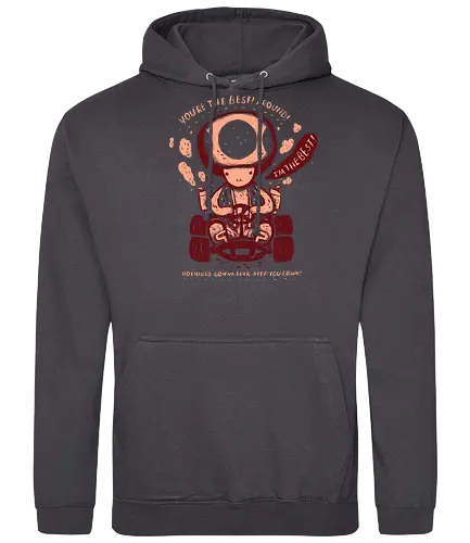 The Best Around - gaming, classic gaming, mushroom, toad, kart, go-kart - Standard Hoodie