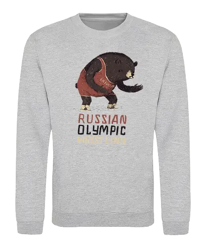 Wrestling - olympics, russia, wrestling, fun, art, br - Sweatshirt