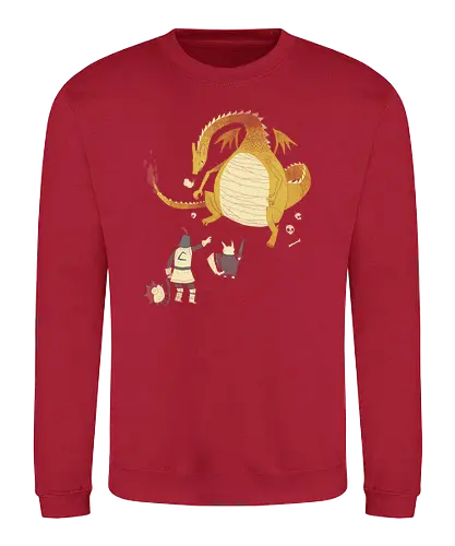 Ye hath to catcheth them all - pocket, medieval, monster, knight, mashup, satire, parody, parodie - Sweatshirt