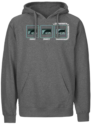Missing Snake - metal, solid, snake, gaming, gr - Fairtrade Hoodie