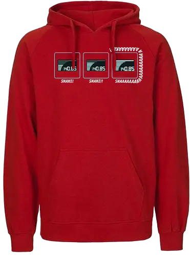 Missing Snake - metal, solid, snake, gaming, gr - Fairtrade Hoodie