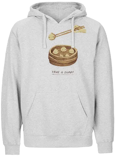 Take a dump - dump, dumpling, food, chiConsolee - Fairtrade Hoodie