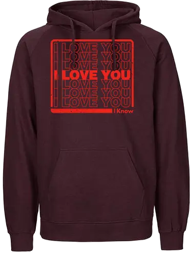 Love List - i love you, space opera, valentiConsole - Fairtrade Hoodie