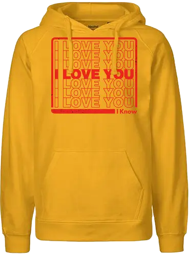 Love List - i love you, space opera, valentiConsole - Fairtrade Hoodie