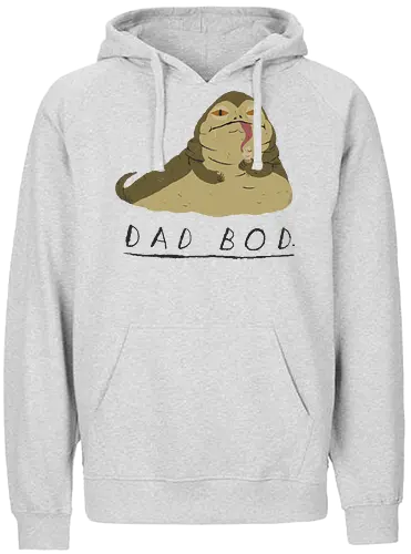 Dad Bod - star, wars, sterne, krieg, jabba, hutt, hutte, slave, leia - Fairtrade Hoodie