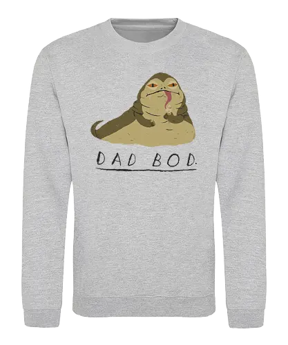 Dad Bod - star, wars, sterne, krieg, jabba, hutt, hutte, slave, leia - Sweatshirt