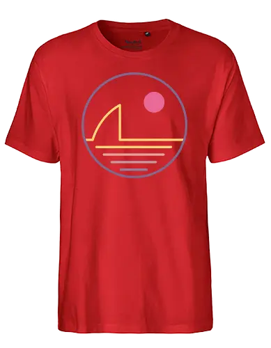 Wild Sunset - sunset, neon, Abstrakt - Fairtrade T-Shirt