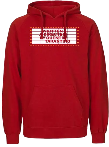 Written and Directed by - movie, cinema, tarantino, thtre - Fairtrade Hoodie
