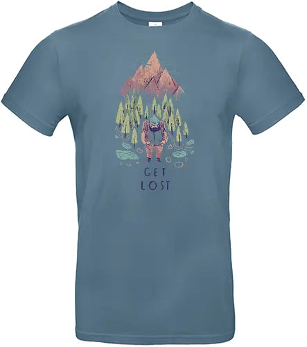 Get Lost - get lost, outdoor, draußen, wandern, hiking, natur, nature - Standard T-Shirt